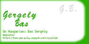 gergely bas business card